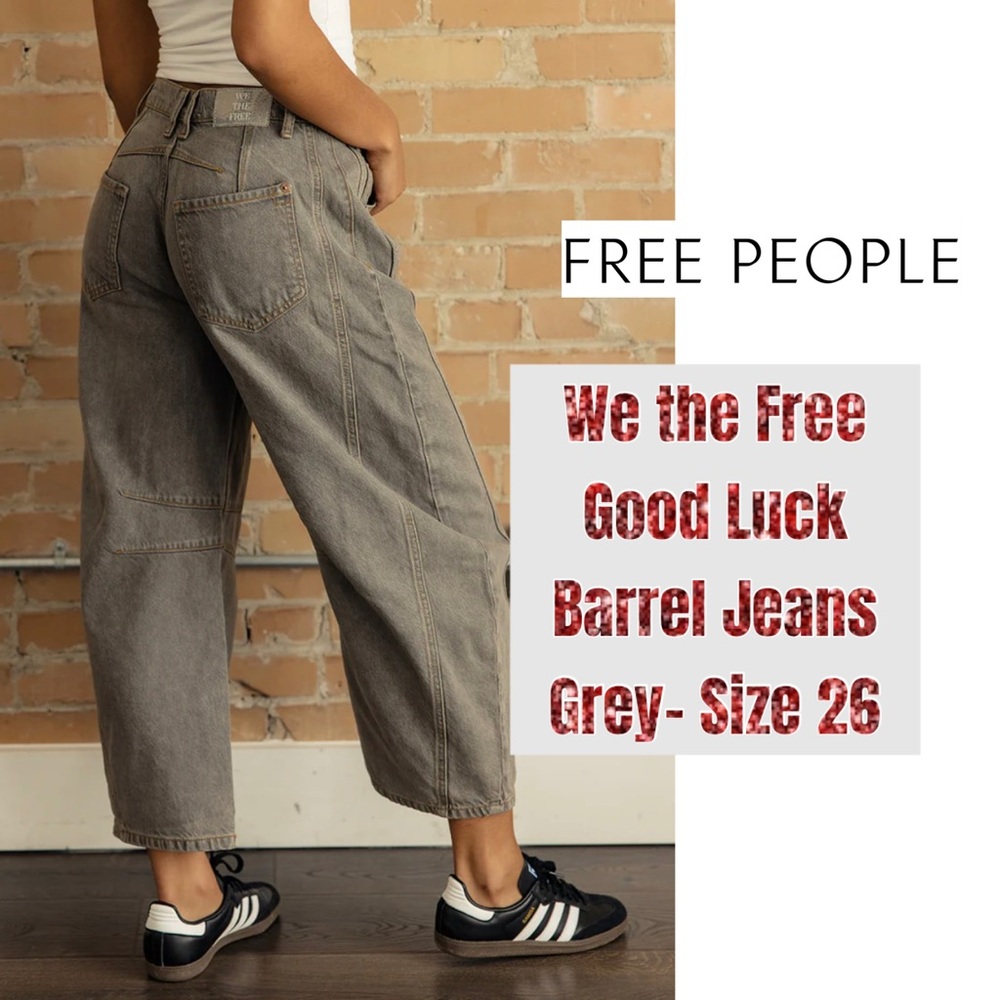 Free People, Good Luck Jeans, Dark Grey, Top Rated Style! NEW WITH TAGS! - Picture 9 of 12